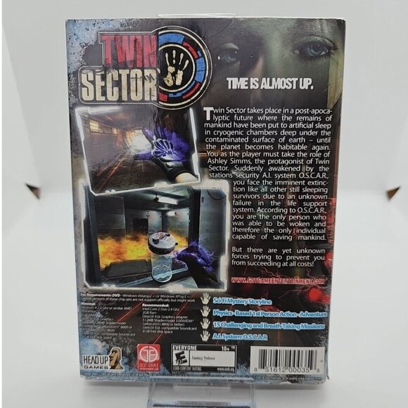 2 for 15$ Twin Sector (PC DVD Game, 2009) New And Sealed With Slipcover - Picture 2 of 8